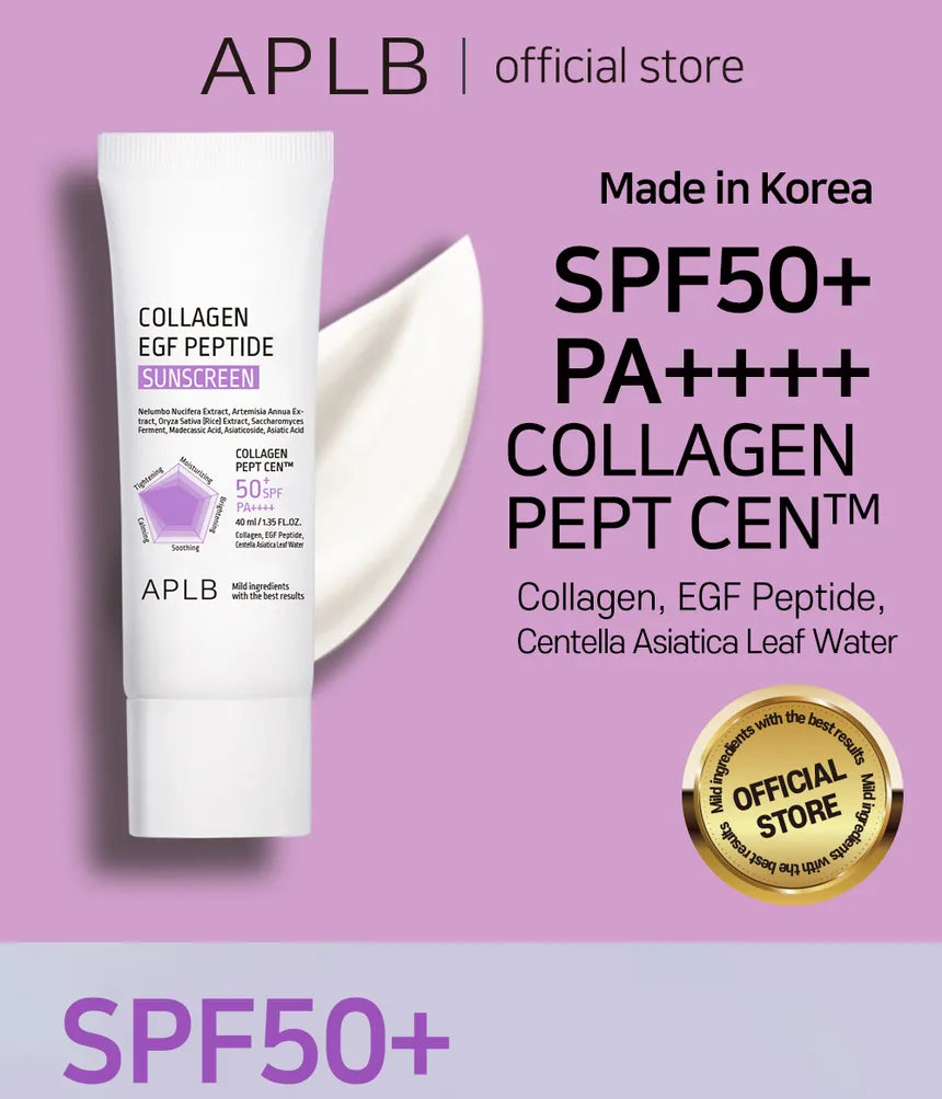 APLB Collagen EGF Peptide SPF50+ Sunscreen 40ml