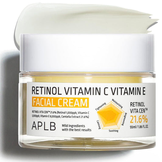 APLB Retinol Vitamin C Vitamin E Facial Cream 55ml