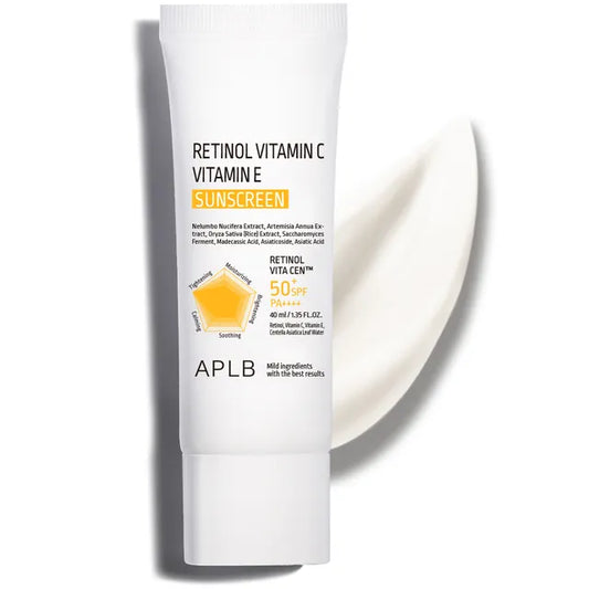 APLB Retinol Vitamin C Vitamin E SPF50+ Sunscreen 40ml