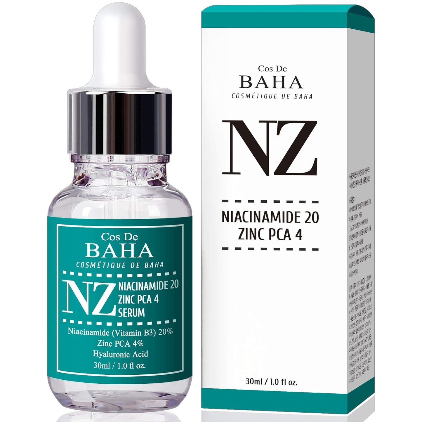 Cos De BAHA (NZ) Niacinamide 20% + Zinc 4% Serum 30ml