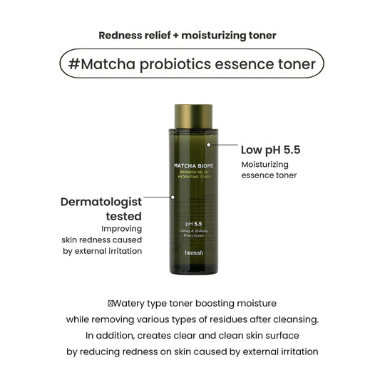 HEIMISH Matcha Biome Redness Relief Hydrating Toner MINI TRAVEL 30ml