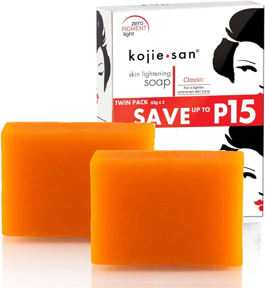 Kojie San Skin Lightening Classic Soap 65 Gram DUO ( 2 Bars Per Pack)