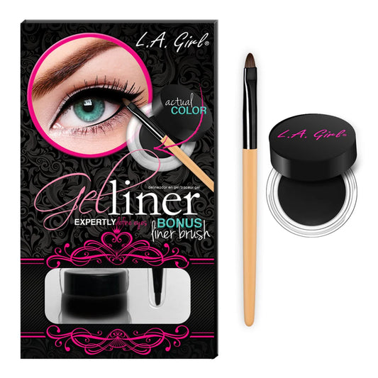 LA Girl Gel Liner Kit Very Black