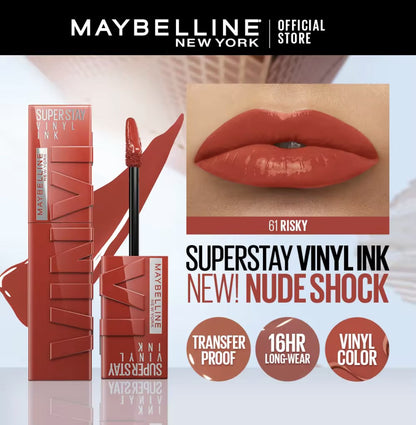 Maybelline (USA/Thailand) Super Stay Vinyl Ink Long Wear Liquid Lipstick