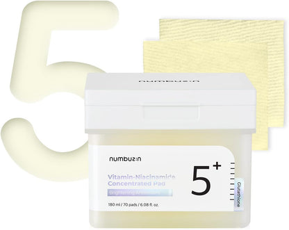 NUMBUZIN No 5 Niacinamide Concentrated Toner Pad 180ml 70 pads