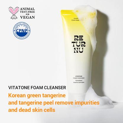 RETURNU Vita Tone Foam Cleanser 120ml