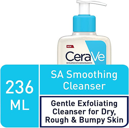 CeraVe (UK) SA Smoothing Cleanser For Dry Rough Bumpy Skin 236ml